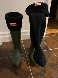 HUNTER  rain boots rarely used