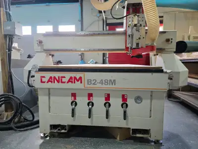 CanCam 4'x8' single phase vacuum table CNC router, View more