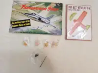 Airplane Pins, Airshow Book and Pop Out Card - $5 for all