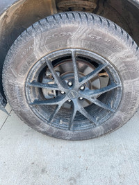 Tires -  Nissan Murano winter tires on rims