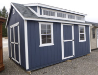 10 x 16 Transom Shed with Side Entry Door
