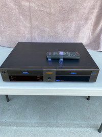 Go video sequential VHS dual deck player