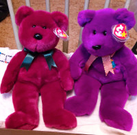 TY Bears   Teddy and millennium 2000