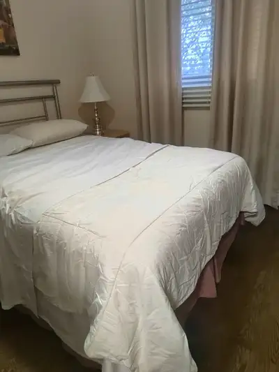 Room in house , shared kitchen and bathroom with 1 person. Only female.