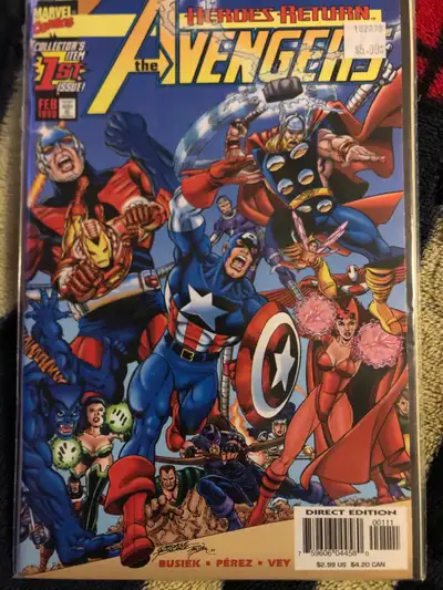 Marvel Comics Busiek AVENGERS 1998 V3 #1 FIRST ISSUE NM, View more