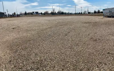 Fenced yard in Stony Plain for lease or sale. High traffic on two sides of the property. Approx 30.0...
