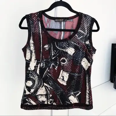 NWOT - Picadilly Fashion (Size S) Women's Sleeveless Blouse Top, View more