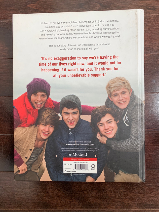 Dare to Dream - Life as One Direction  dans Livres jeunesse et ados  à Ouest de l’Île - Image 2
