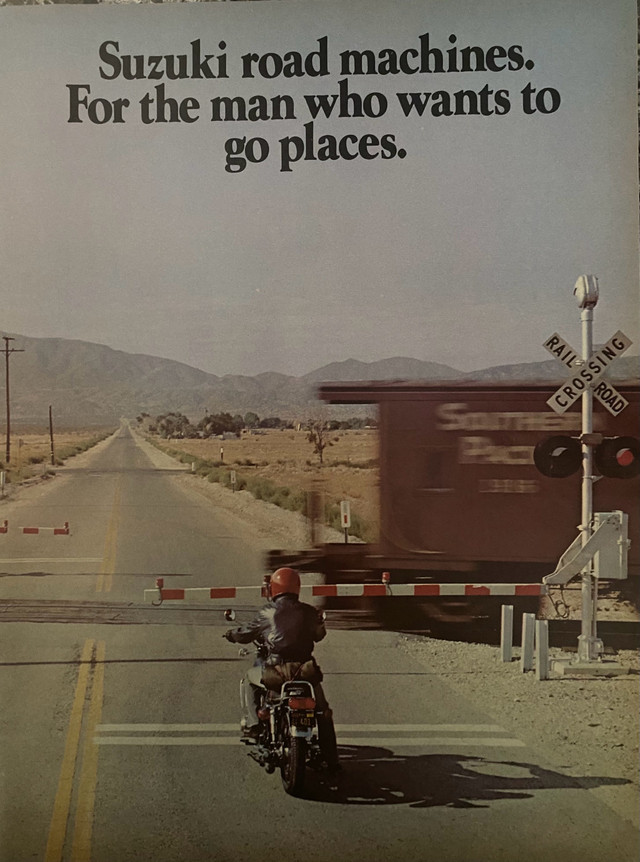 1974 Suzuki Road Machines XLarge 4 Pg Original Ad in Arts & Collectibles in North Bay - Image 3