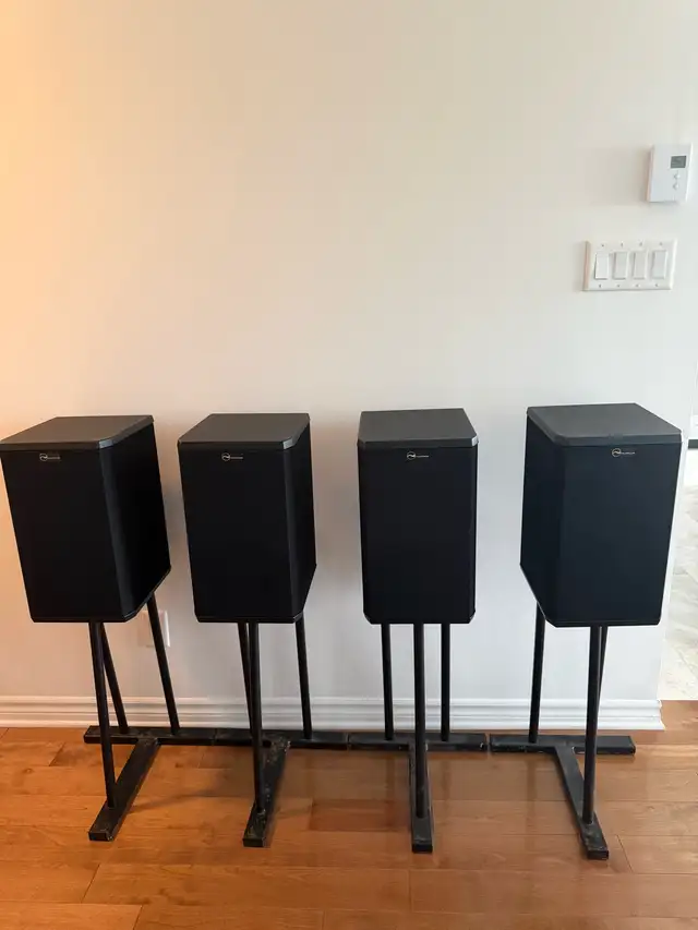 Nuance Star Grand 1SM Speakers with Stands (X4) in General Electronics in City of Montréal - Image 2