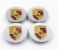 porsche center caps offered in 3 different colors 76mm or 65mm