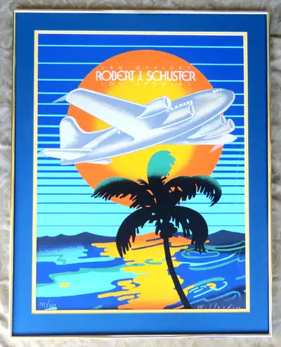 DAVID WILLARDSON SCHUSTER CALIFORNIA LAWYERS SERIGRAPH SIGNED, View more