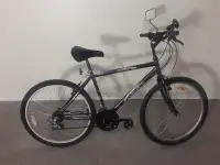 Adult 18 speed Arashi Halcyon 26” mountain bike: horn & mirror