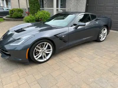 Corvette C7 2014 3LT Excellente condition Mécanique A1 41 000 km Toit targa Automatique Affichage tê...