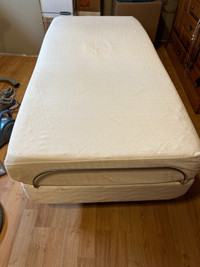 Tempur-pedic adjustable folding bed 