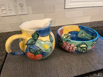 Pitcher and Bowl Set, View more