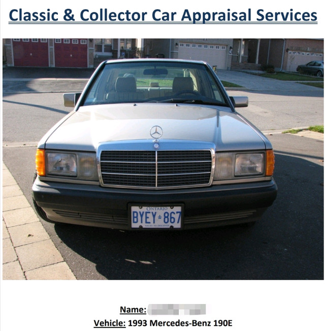 1993 Mercedes Benz 190e, 31k km, Vintage Car in Classic Cars in City of Toronto