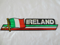 Ireland Flags, Pins, Patches, Stickers