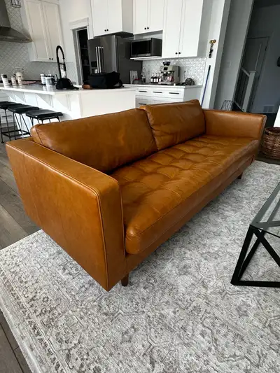 Leather Sofa, View more