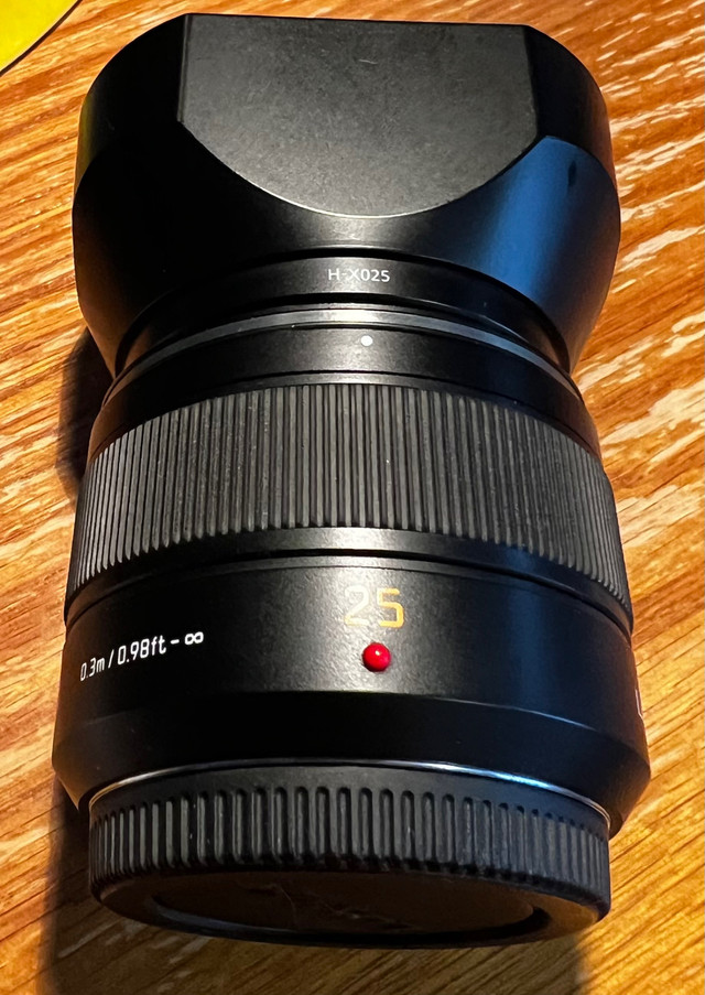 Panasonic Leica 25mm F1.4 in Cameras & Camcorders in Mississauga / Peel Region - Image 4