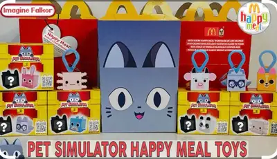 Lot of 8 Pet Simulator (from Roblox) McDonald's Happy Meal toys, View more