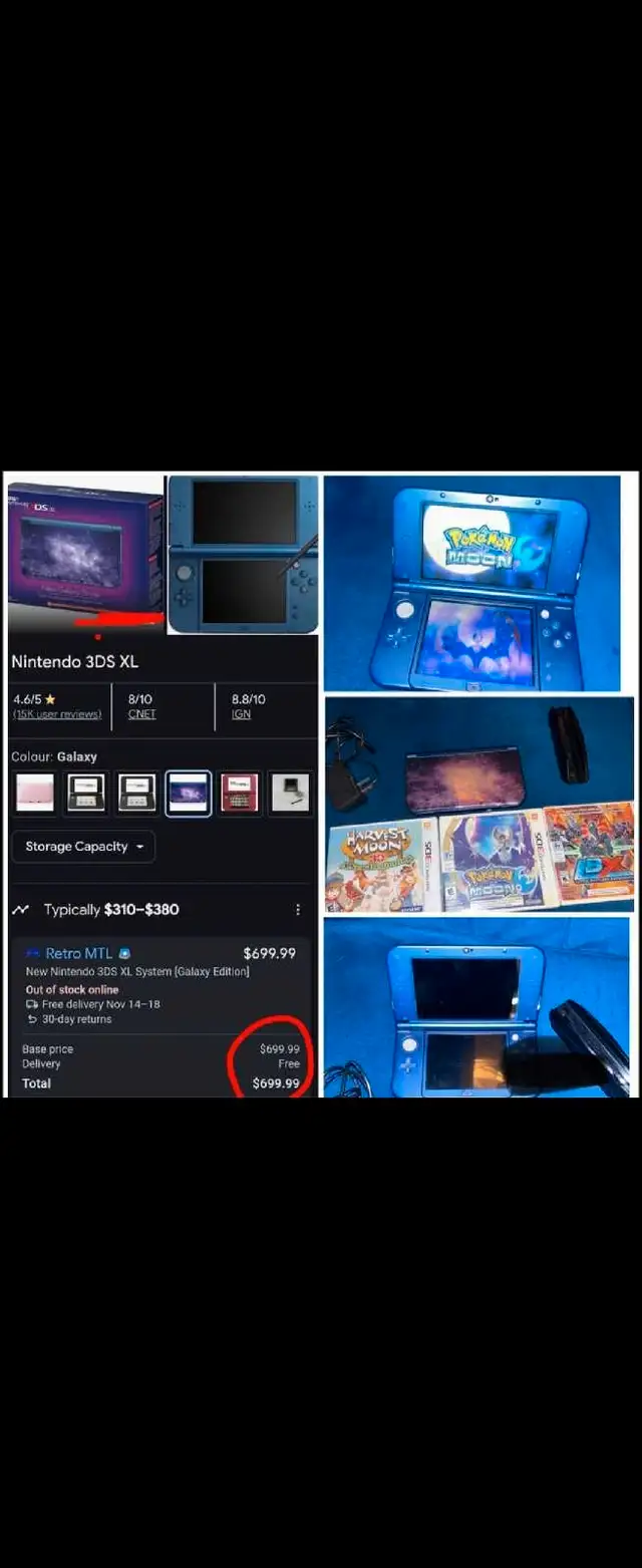 Nintendo 3DS XL in Nintendo DS in City of Toronto - Image 2