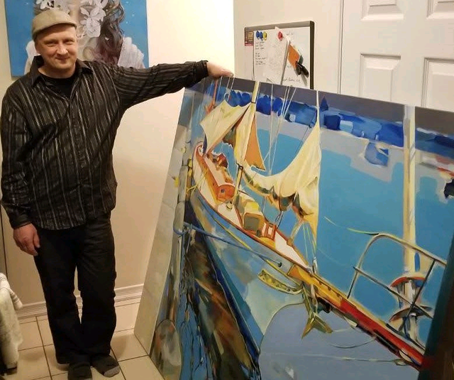 ORIGINAL Oil Paintings on canvas in Arts & Collectibles in Mississauga / Peel Region - Image 9