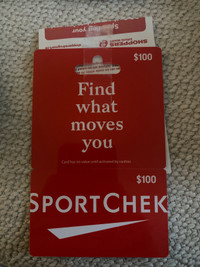 $100 SportChek Gift Card