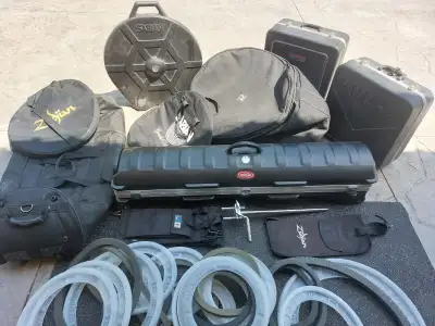 Drum's,cymbal's and hardware bags and cases. For your drums, View more