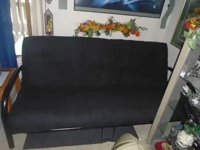 8" High Black Futon Mattress.. Clean / Bug Free Home, View more