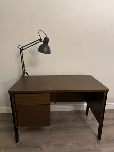 Solid office table with desk light for sale, View more