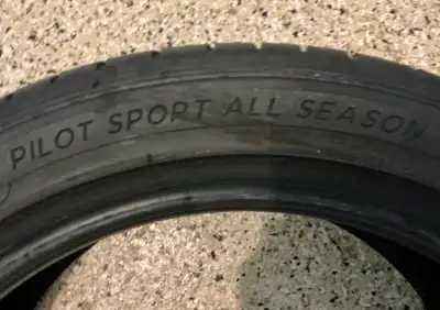 Tires were used for two seasons (approximately 12 K total) They are rated for 70K. One tire was repl...