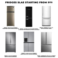 Grand Sale On Fridges, Many Options Available Starting From $175