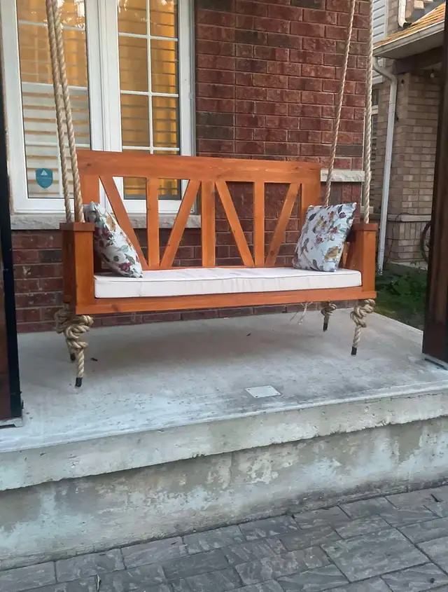porch swing outdoor patio furniture pergolas decks  in Patio & Garden Furniture in Kitchener / Waterloo - Image 7
