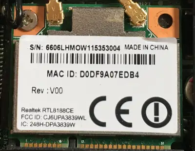Realtek RTL8188CE Half MINI PCI-E Card, View more