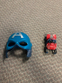 Captain America Mask & Four Wheeler!