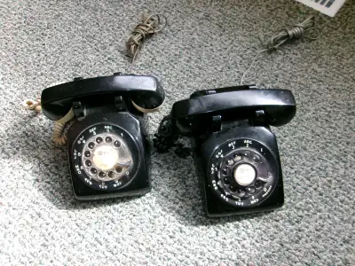 vintage rotary desk phone, View more
