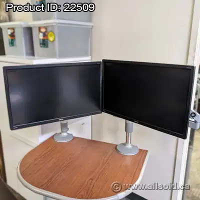 Pair of Mountable BenQ 22" HDMI LCD Monitors w/ Privacy Filters, View more
