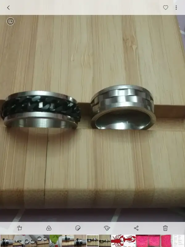 3 mens stainless steel ri gs all like new hurry they wont last in Jewellery & Watches in City of Halifax - Image 2