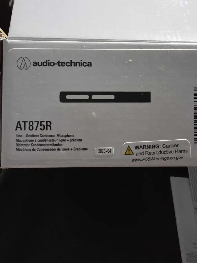 Audio-technica AT875R XLR Mic in Pro Audio & Recording Equipment in Markham / York Region - Image 2