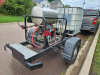 5000psi industrial high pressure chemical washer w auto pickup