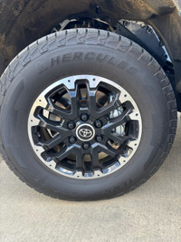 New Toyota tires and rims w/tpms 