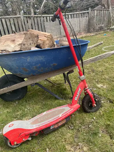 Needs new battery, Kids scooter(low speed), Price firm,