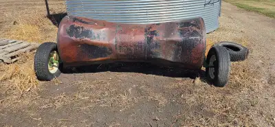 Grain swath roller