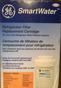 GE SmartWater Refrigerator Filter Cartridge (MWF, GFW, HWF)