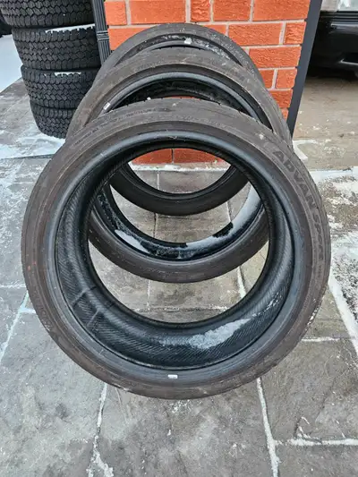 I have 3 P245/35R19 Yokohama Advan Sport V105 89W for sale. 1 tire has 6/32's and 2 tires have 5/32'...