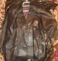Women's leather jacket size 12  Gigi Boutique
