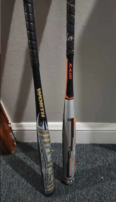 Worth and Easton Salvo Softball Bats, View more
