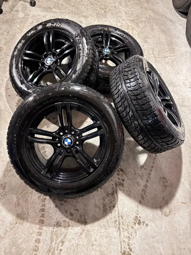 OEM BMW rims on winter tires in Tires & Rims in City of Toronto - Image 2