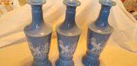 Jim Bean Vintage Blue Vases